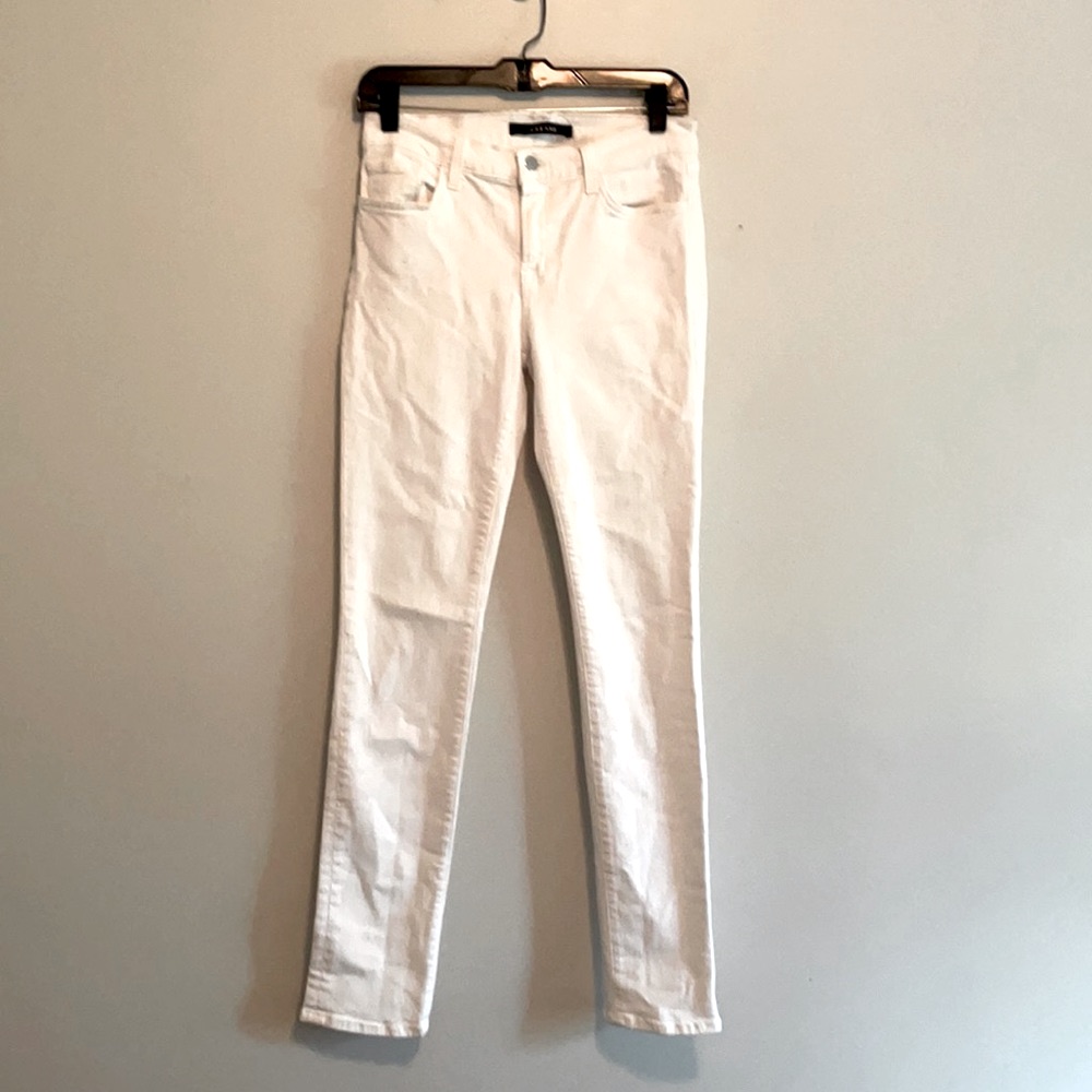 J Brand White Blanc Skinny Jeans